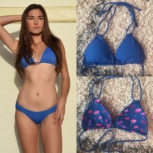 NWOT San Lorenzo Pacific & Blue Hawaii Halter Top